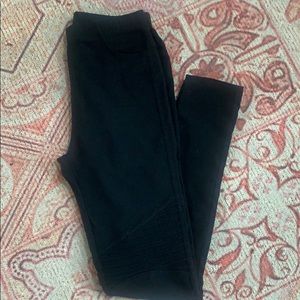 Black Moto Jeggings small